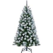 Black Box Kingston Kunstkerstboom - H120 x Ø71 cm - Groen Frosted