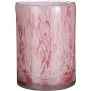 Mica Decorations Estelle - H23 x Ø17 cm - Glas - Lichtroze