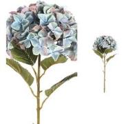 PTMD Hydrangea Flower Hortensia Kunsttak - 41 x 34 x 111 cm - Blauw