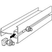 6 stuks! Inox bout moer / boulon ecrous - 10 X