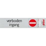 Deco 4612 verboden ingang