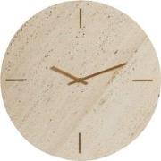 Light & Living - Klok JENAY - 43x1.5x43cm - Bruin