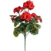 Kunstbloem geranium 45 cm, rood