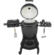 Grills kamado barbecue iq carbon black inclusief 20 accessoires