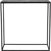 Clayre & Eef Sidetable  99x29x83 cm Grijs Aluminium Rechthoek Wandtafe...