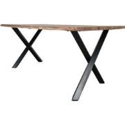 Eettafel Pluma 180 cm - Boomstamblad