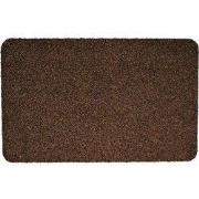 Wasbare Deurmat Aqua Stop 50 × 80 cm - Brown