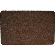 Wasbare Deurmat Aqua Stop 60 × 100 cm - Brown