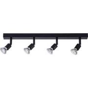 RUNE 4L bar GU10 LED 4,3W dim incl. zwart