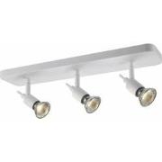 SONAR II wit 3x 5W LED GU10 dimbaar incl.