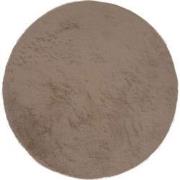 Vloerkleed Velluto Choco - Rond ø160 cm