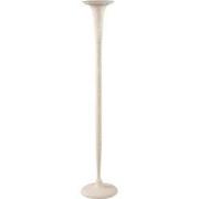 PTMD Krish Cream Iron Candle Holder Round Taps Rough S