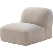 Draaifauteuil Stof Taupe - Zitbreedte 76cm - 76x106x75cm - Mary