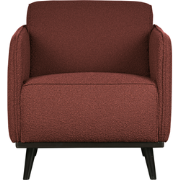 BePureHome Statement Fauteuil - Polyester - Chestnut - 77x72x93