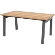 Taste Salix High Coffee Tafel Teak Antracite 120 x 64 x 55 cm