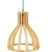 Hanglamp Naturel Mangohout - 1-Lichts - 45x45x50cm - Samé