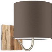 Wandlamp drift bling Ø 20 cm - taupe