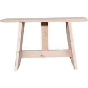 Wood4you - Houten bankje met schuine poten en tussenplank - 70Bx50Hx18...