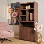 Starfurn Vakkenkast Brussel Walnut | 90 cm