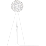 Lora Medium vloerlamp white - met vloer tripod wit - Ø 45 cm