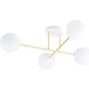 moderne plafondlamp Manzoni Wit 4-lichts