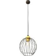 Industriële hanglamp Palmieri Zwart