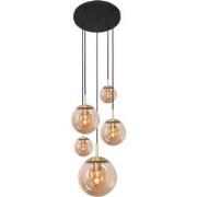 Design Hanglamp Aurora Amberkleurig 5-lichts