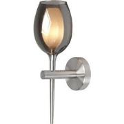 Moderne Glazen Highlight Belle G9 Wandlamp - Grijs