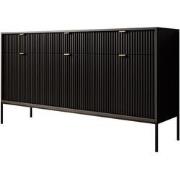 Meubella Dressoir Navil - Zwart - 154 cm