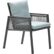 Garden Impressions Brendon lounge dining stoel - mint grijs