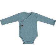 Baby's Only Rompertje lange mouw Melange - Stonegreen - 62 - 100% ecol...