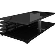 Meubella Salontafel Altea - Zwart - Hoogglans - 120 cm