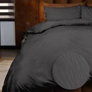 Emboss Dekbedovertrekset Zebra - Zwart - 240x220 + 2*60x70 cm