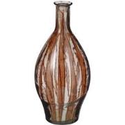 Mica Decorations Palermo Vaas - 28x28x60 cm - Glas - Bruin