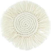 Krumble Onderzetter macrame rond - Katoen - Beige