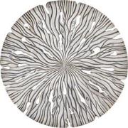 PTMD Bonte Cream MDF Wall Panel Wavy Carved Round L