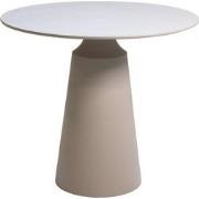 Bijzettafel Rond - Beige Aluminium - 69x69x61,5cm - Else