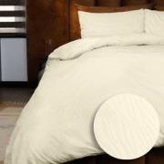 Emboss Dekbedovertrekset Zebra - Champagne - 140x220 + 1*60x70 cm