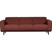 BePureHome Statement 3-Zitsbank - Bouclé - Chestnut - 77x230x93