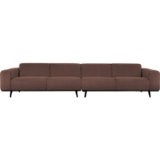 BePureHome Statement 4-Zitsbank XL - Bouclé - Coffee - 77x372x93