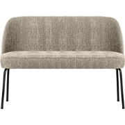 BePureHome Eetbank Vogue - Structure Velvet - Wheatfield - 83x120x59