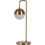 BePureHome Globular Tafellamp - Metaal - Antique Brass - 59x27x20