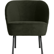 BePureHome Vogue Fauteuil - Fluweel - Donkergroen - 69x57x70