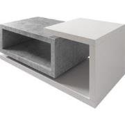 Meubella Salontafel Bello - Beton - Wit - 120 cm