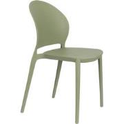 Housecraft Living Sjoerd Tuinstoelen Kunststof Groen - Set van 4