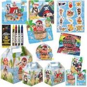 10 STUKS - LUXE PIRATEN - Traktatie Doos - INCLUSIEF SPEELGOED - Trakt...