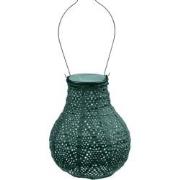 Lumiz Solar Buitenlampion - Ikat Bulb - 16 cm - Groen