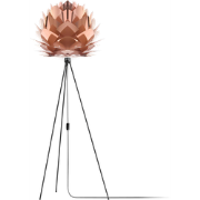 Silvia Medium vloerlamp copper - met tripod zwart - Ø 50 cm