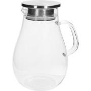 Krumble Karaf met handvat en dop met filter - 1,5 L - Glas - Transpara...