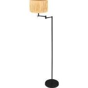 Mexlite vloerlamp Bella - zwart - metaal - 45 cm - E27 fitting - 3885Z...